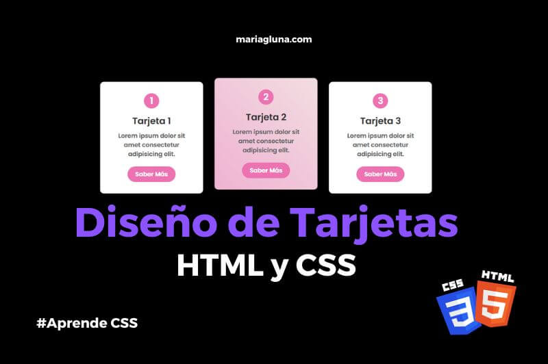 Diseño de tarjetas HTML y CSS